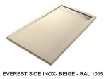 Receveur de douche caniveau, haut de gamme, Largeur 65 à 210 X 65 à 100 cm, résine pleine masse anti glissante PN24, 10 couleurs, Garantie 5 ans, Livraison rapide et offerte